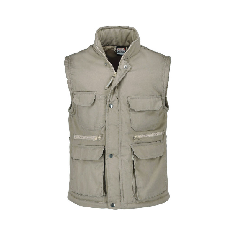 chaleco trabajo multibolsillos acolchado valento