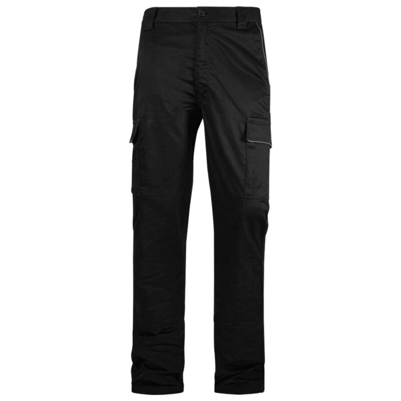 Pantalón de trabajo multibolsillos elástico reflectante