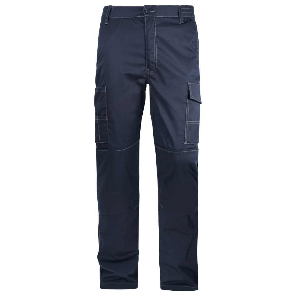 pantalon de trabajo elastico con rodilleras y multibolsillos