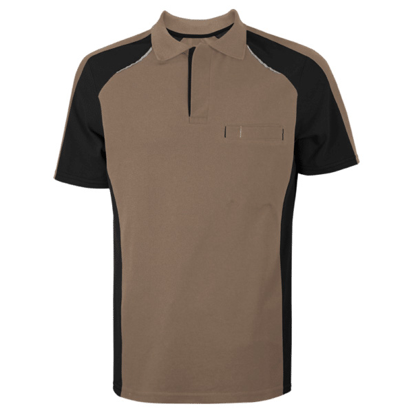 polo de trabajo en dos colores